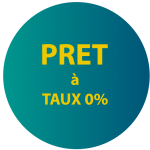 Pictogramme prêt à taux 0 %