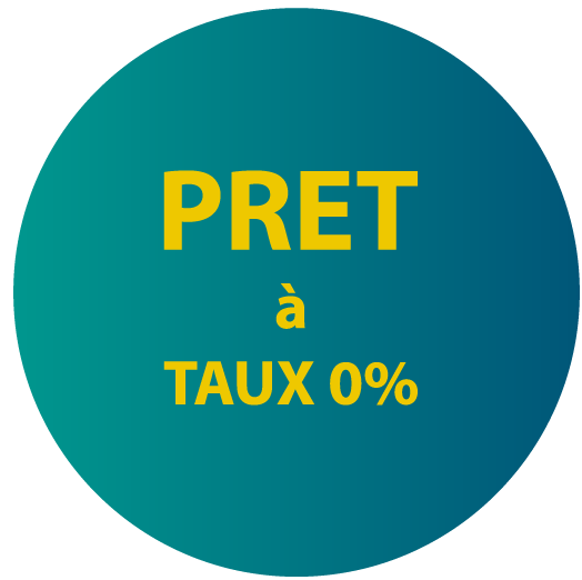 Pictogramme prêt à taux 0 %