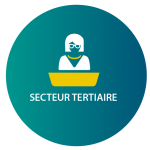 Pictogramme secteur tertiaire